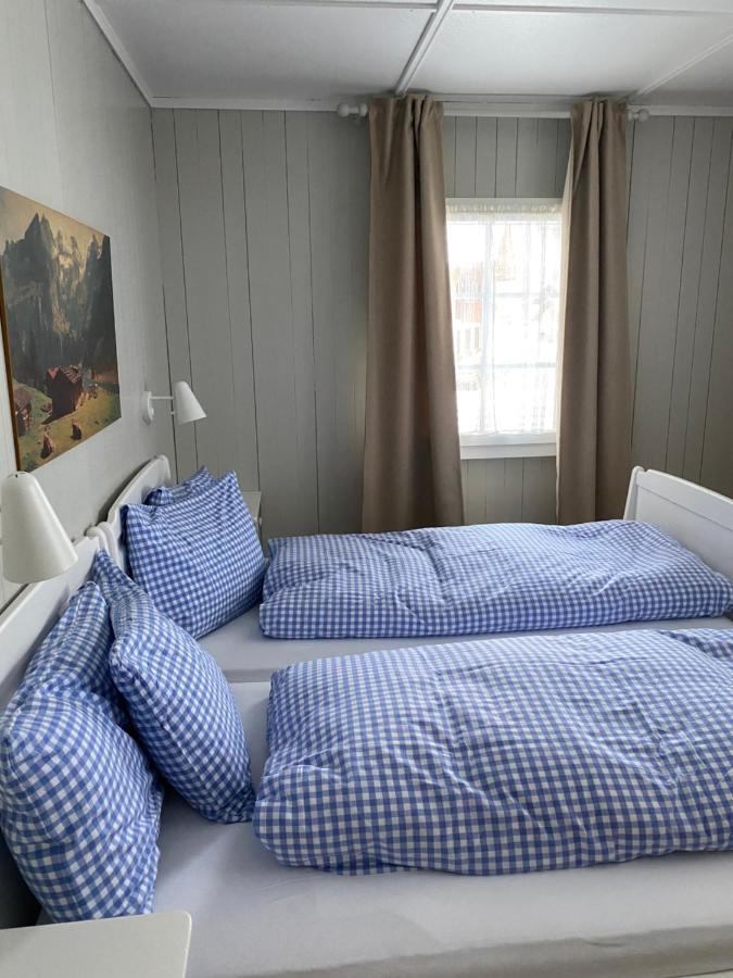 Familienferien Im Chalet Baergli Kandersteg Exteriör bild