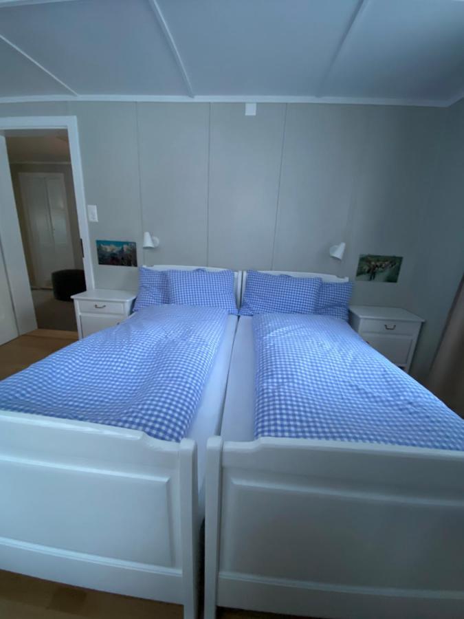 Familienferien Im Chalet Baergli Kandersteg Exteriör bild